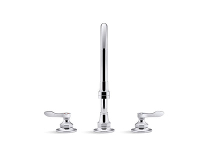 KOHLER K-815T70-4AHA-CP Triton Bowe 1.5 gpm kitchen sink faucet with 9-5/16" gooseneck spout, aerated flow and lever handles - Polished Chrome