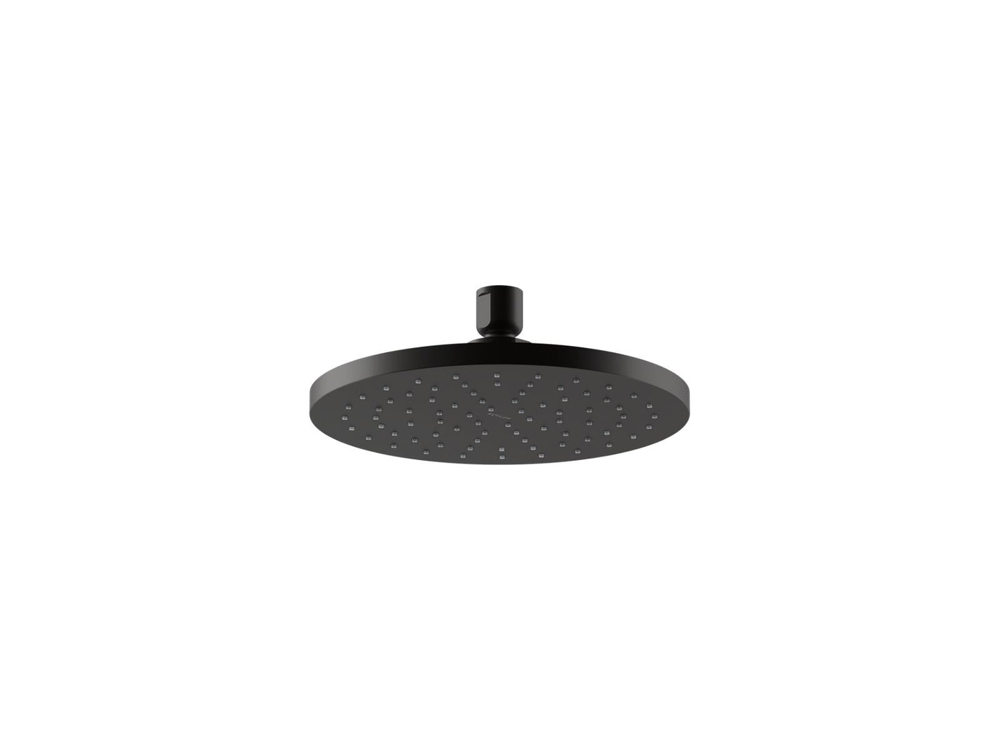 KOHLER K-13688-BL Contemporary Round 8" Single-Function Rainhead, 2.5 Gpm In Matte Black