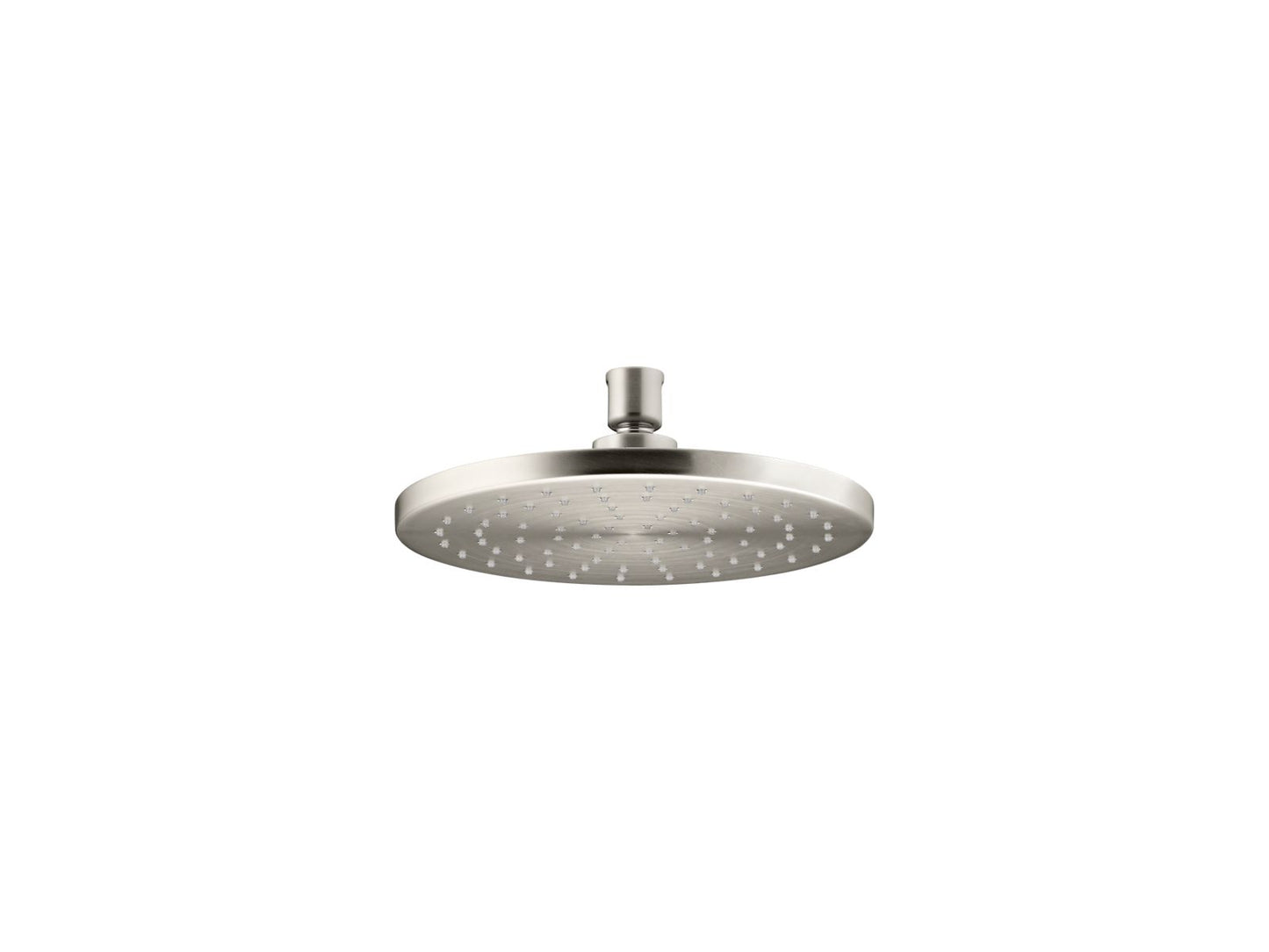 KOHLER K-13688-BN Contemporary Round 8" Single-Function Rainhead, 2.5 Gpm In Vibrant Brushed Nickel