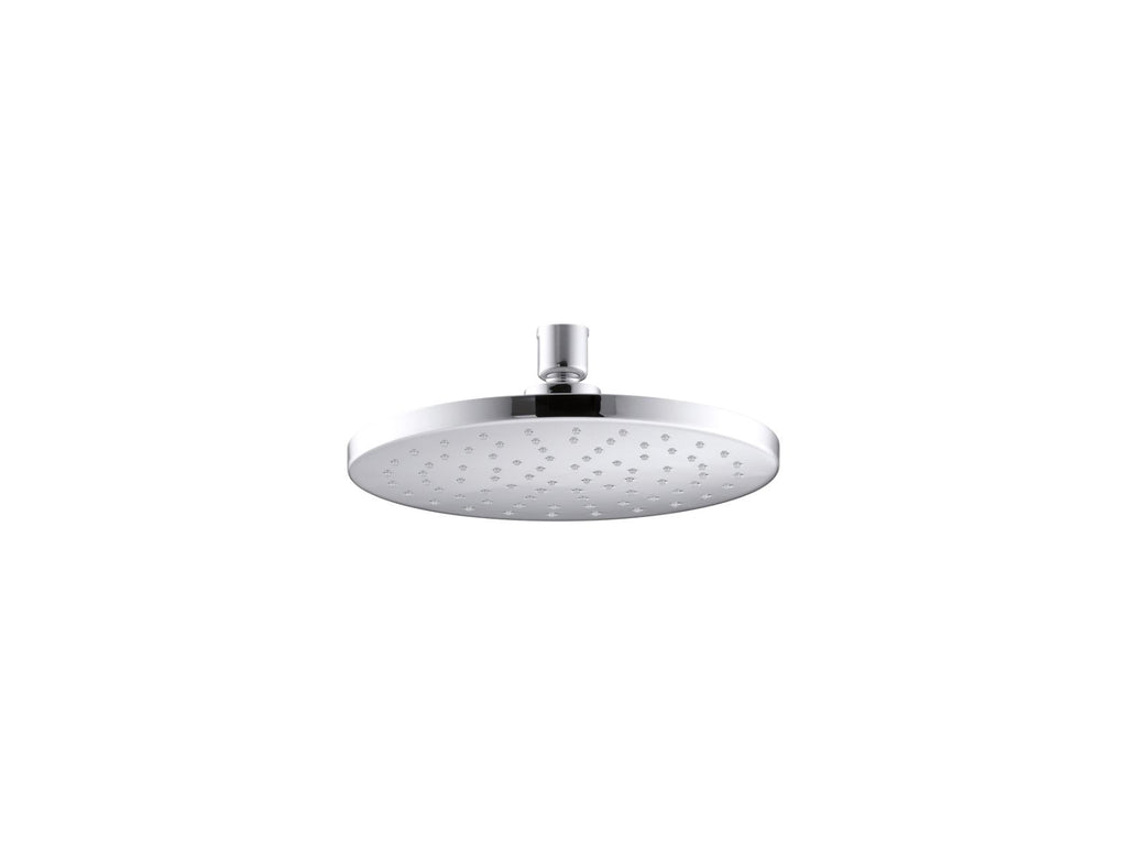 KOHLER K-13688-CP Contemporary Round 8" Single-Function Rainhead, 2.5 Gpm - Polished Chrome