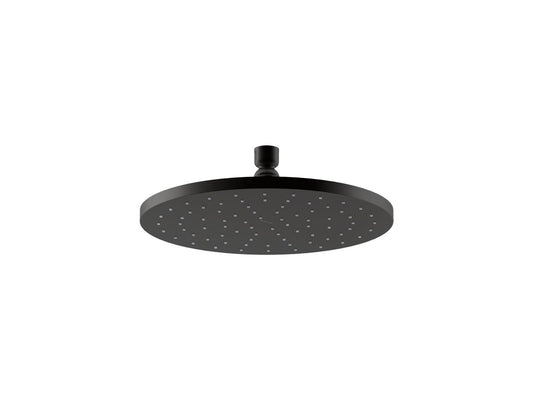 KOHLER K-13689-BL Contemporary Round 10" Single-Function Rainhead, 2.5 Gpm In Matte Black