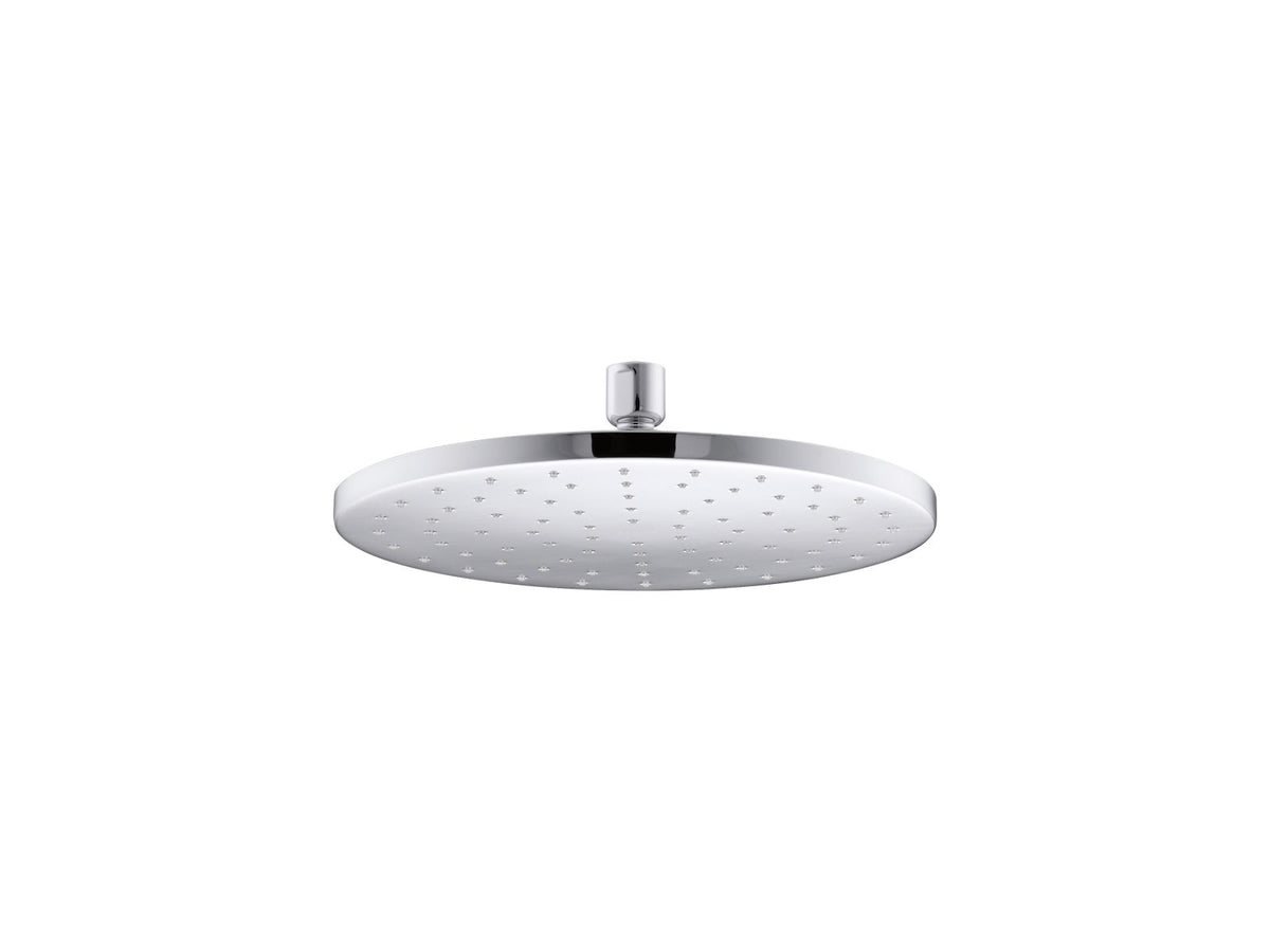 KOHLER K-13689-BL Contemporary Round 10" Single-Function Rainhead, 2.5 Gpm - Matte Black