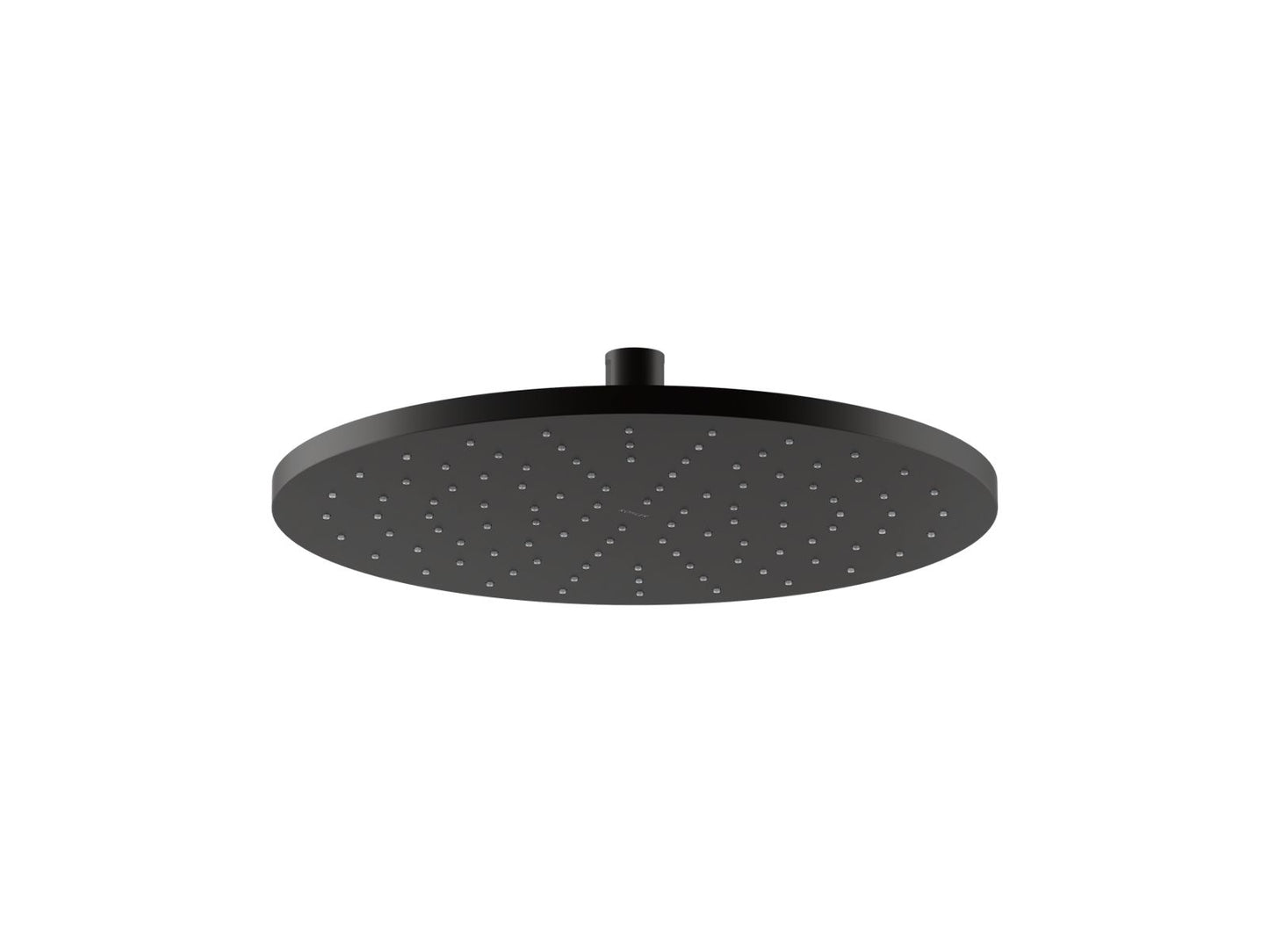 KOHLER K-13690-BL Contemporary 12” Round Single-Function Rainhead, 2.5 Gpm In Matte Black