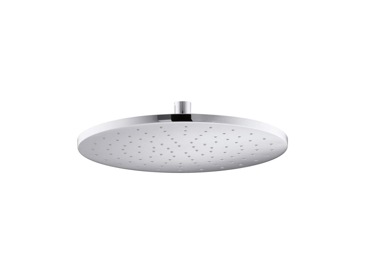 KOHLER K-13690-BL Contemporary Round 12" Single-Function Rainhead, 2.5 Gpm - Matte Black