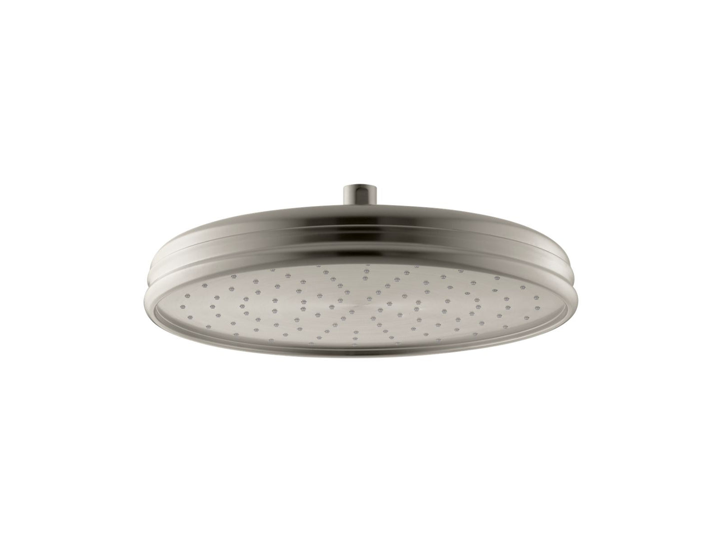 KOHLER K-13694-BN Traditional 12" Single-Function Rainhead, 2.5 Gpm In Vibrant Brushed Nickel