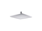 KOHLER K-13695-BL Contemporary Square 8" Single-Function Rainhead, 2.5 Gpm - Matte Black