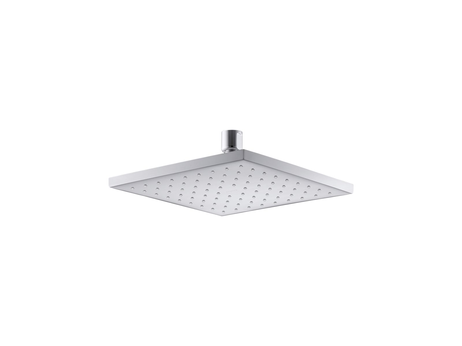 KOHLER K-13695-BL Contemporary Square 8" Single-Function Rainhead, 2.5 Gpm - Matte Black