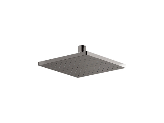 KOHLER K-13695-TT Contemporary Square 8" Single-Function Rainhead, 2.5 Gpm In Vibrant Titanium