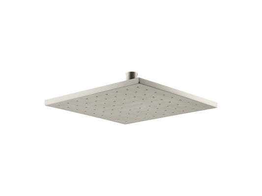 KOHLER K-13696-BN Contemporary Square 10" Single-Function Rainhead, 2.5 Gpm In Vibrant Brushed Nickel