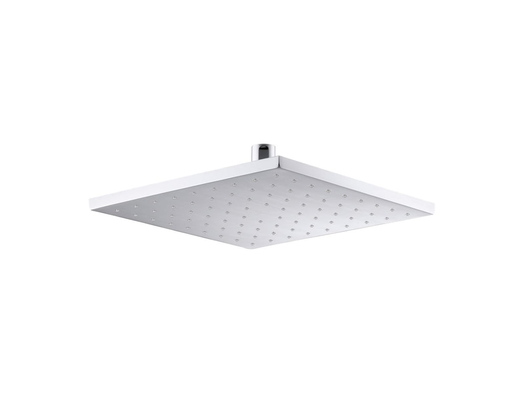 KOHLER K-13696-G-CP Contemporary Square 10" Single-Function Rainhead, 1.75 Gpm - Polished Chrome