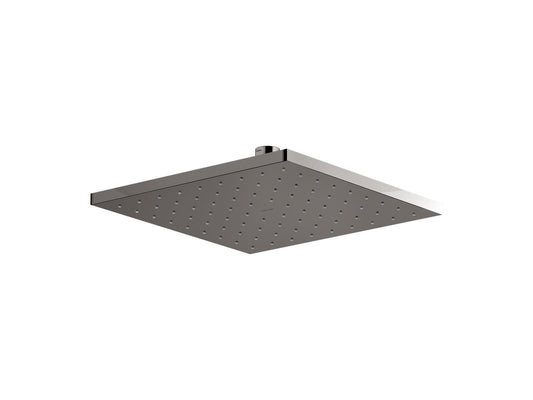 KOHLER K-13696-TT Contemporary Square 10" Single-Function Rainhead, 2.5 Gpm In Vibrant Titanium