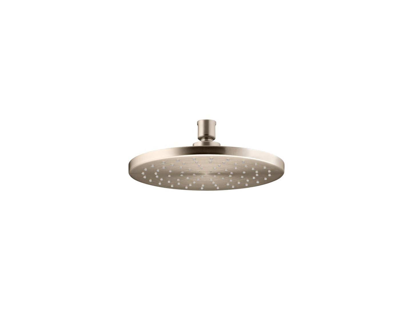 KOHLER K-13688-BV Contemporary Round 8" Single-Function Rainhead, 2.5 Gpm In Vibrant Brushed Bronze