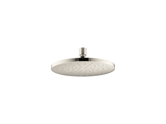 KOHLER K-13688-SN Contemporary Round 8" Single-Function Rainhead, 2.5 Gpm In Vibrant Polished Nickel