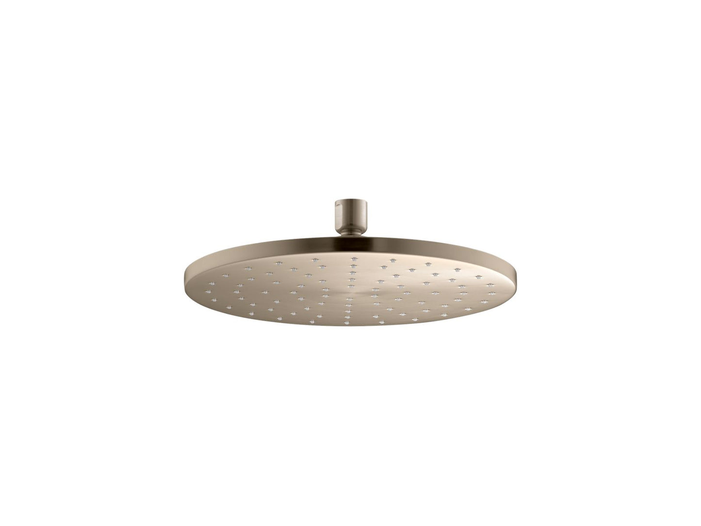 KOHLER K-13689-G-BV Contemporary 10" Round Single-Function Rainhead, 1.75 Gpm In Vibrant Brushed Bronze