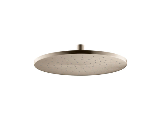 KOHLER K-13690-BV Contemporary 12” Round Single-Function Rainhead, 2.5 Gpm In Vibrant Brushed Bronze