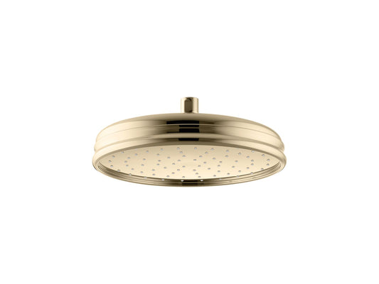 KOHLER K-13693-AF Traditional 10" Single-Function Rainhead, 2.5 Gpm In Vibrant French Gold