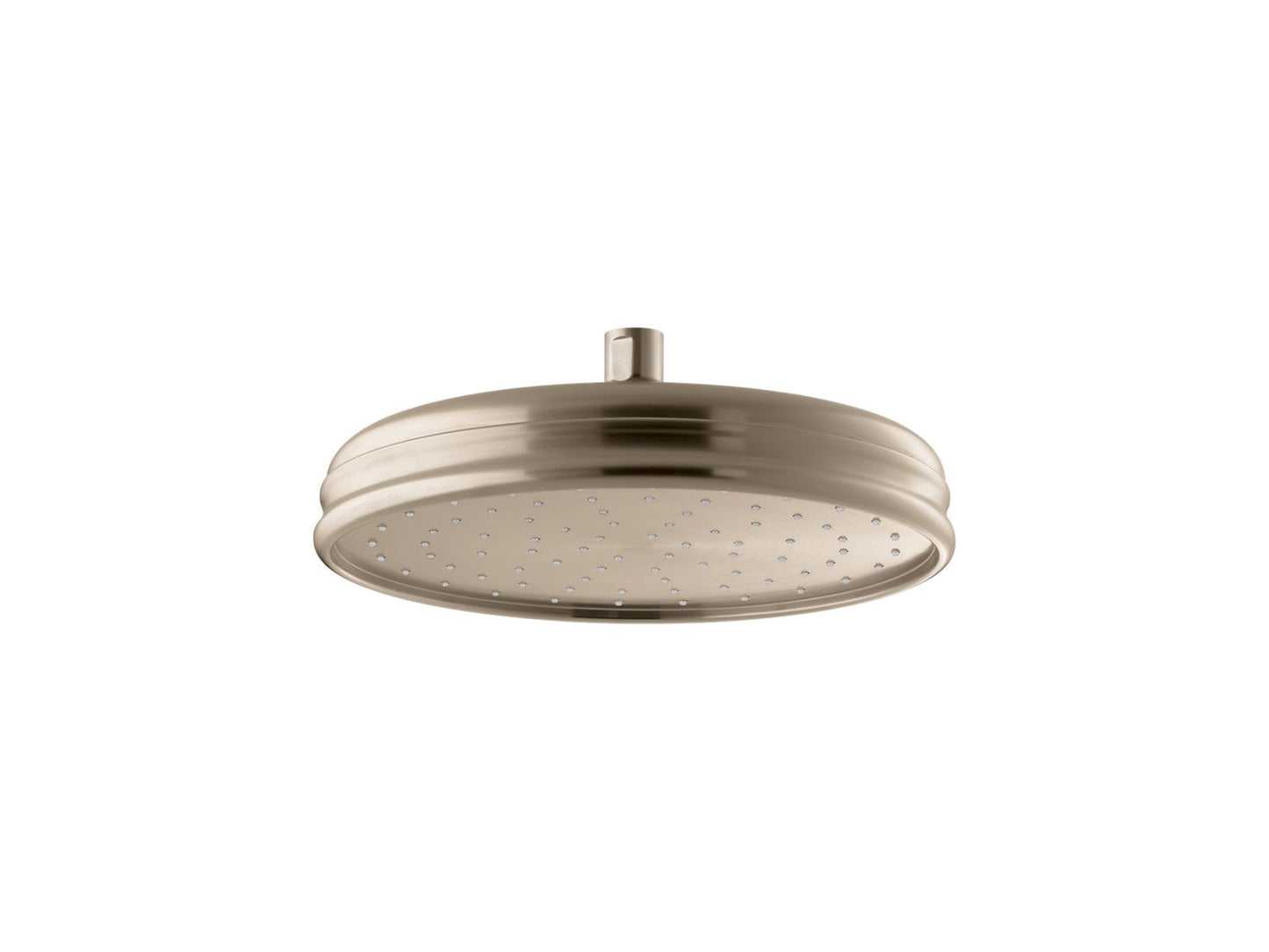 KOHLER K-13693-BV Traditional 10" Single-Function Rainhead, 2.5 Gpm In Vibrant Brushed Bronze