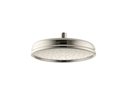 KOHLER K-13693-SN Traditional 10" Single-Function Rainhead, 2.5 Gpm In Vibrant Polished Nickel