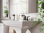 KOHLER K-393-N4-CP Devonshire Centerset Bathroom Sink Faucet, 1.2 Gpm - Polished Chrome