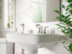 KOHLER K-393-N4-CP Devonshire Centerset Bathroom Sink Faucet, 1.2 Gpm - Polished Chrome