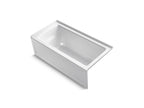 KOHLER K-1946-RA-96 Archer 60" X 30" Alcove Bath Right Drain - Biscuit