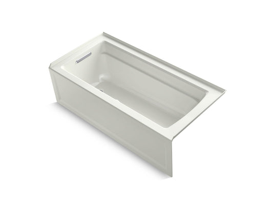 KOHLER K-1948-LA-NY Archer 66" X 32" Alcove Bath, Left Drain In Dune