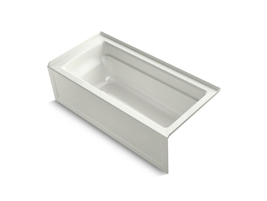 KOHLER K-1948-RA-NY Archer 66" X 32" Alcove Bath, Right Drain In Dune