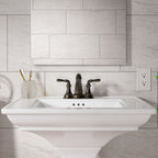 KOHLER K-393-N4-CP Devonshire Centerset Bathroom Sink Faucet, 1.2 Gpm - Polished Chrome