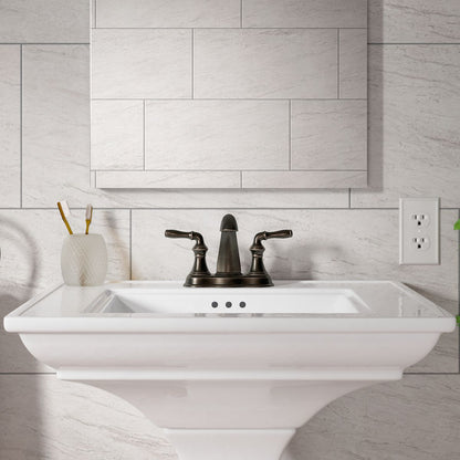KOHLER K-393-N4-BN Devonshire Centerset bathroom sink faucet, 1.2 gpm - Vibrant Brushed Nickel