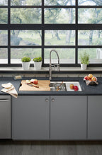 KOHLER K-23652-NA Prolific 44" Undermount Single-Bowl Workstation Kitchen Sink - Stainless Steel