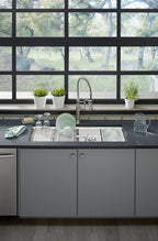 KOHLER K-23652-NA Prolific 44" Undermount Single-Bowl Workstation Kitchen Sink - Stainless Steel