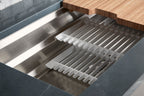 KOHLER K-23652-NA Prolific 44" Undermount Single-Bowl Workstation Kitchen Sink - Stainless Steel