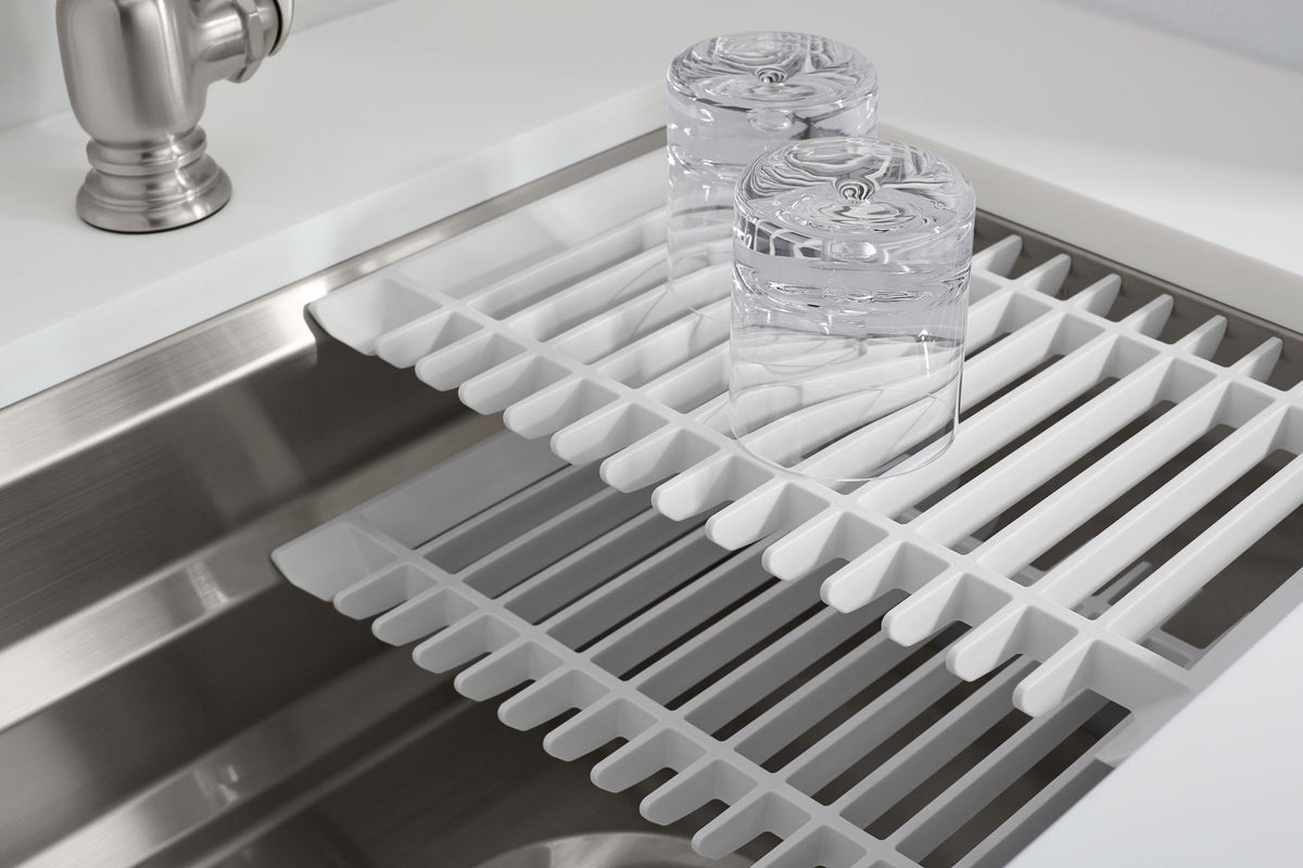 KOHLER K-23650-NA Prolific 23" Undermount Single-Bowl Workstation Kitchen Sink - Stainless Steel