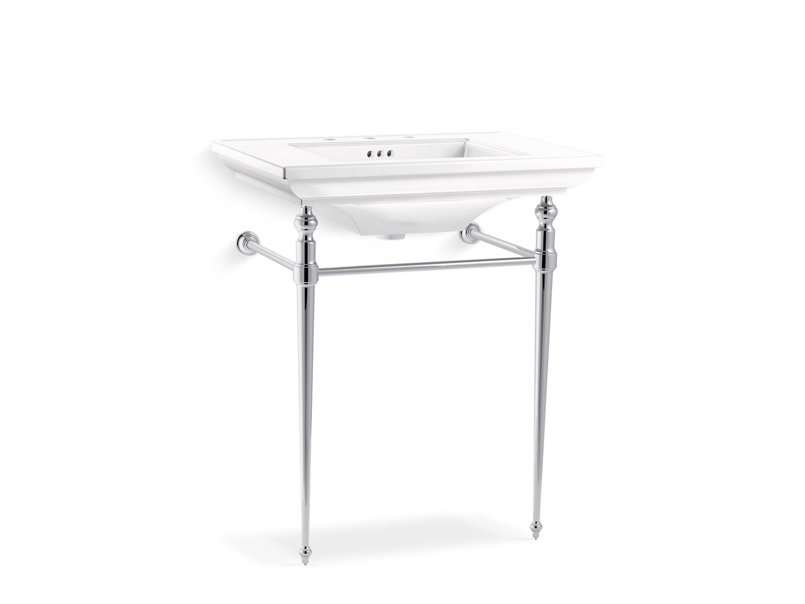 KOHLER K-30003-CP Memoirs Stately Console Table Legs For K-2269 Memoirs Sink - Polished Chrome