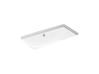 KOHLER K-20212-96 Iron Plains 30" rectangular drop-in/undermount bathroom sink - Biscuit
