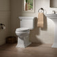 KOHLER K-3817-0 Memoirs Stately Two-Piece Elongated Toilet, 1.28 Gpf In White