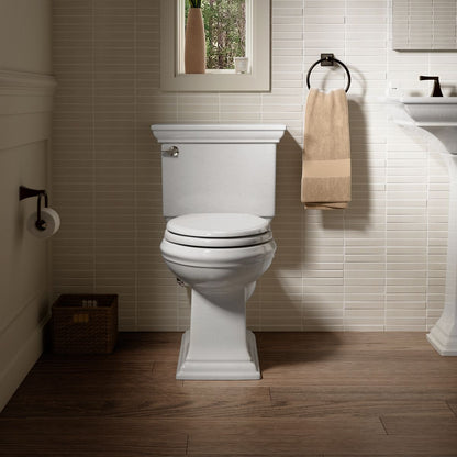 KOHLER K-3819-0 Memoirs Stately Two-piece elongated toilet, 1.6 gpf - White