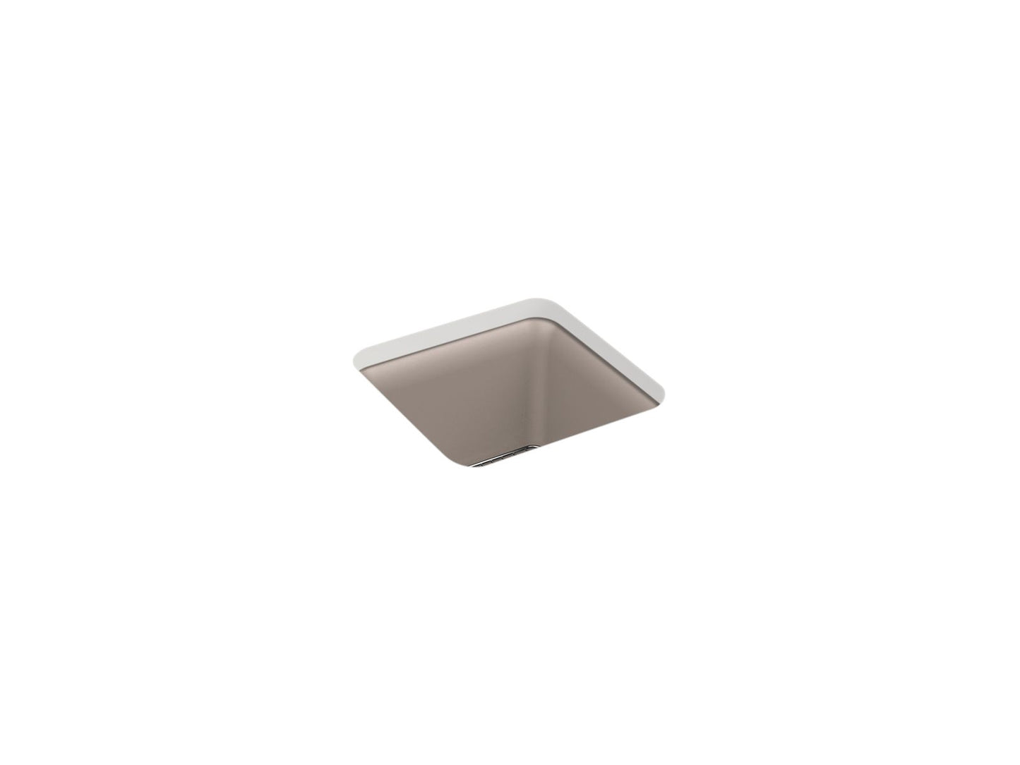 KOHLER K-8223-CM3 Cairn 15-1/2" Undermount Bar Sink In Matte Taupe