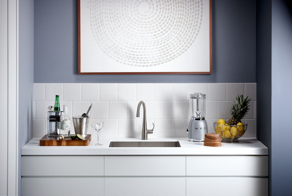 KOHLER K-22034-2MB Simplice Single-Handle Bar Sink Faucet - Vibrant Brushed Moderne Brass