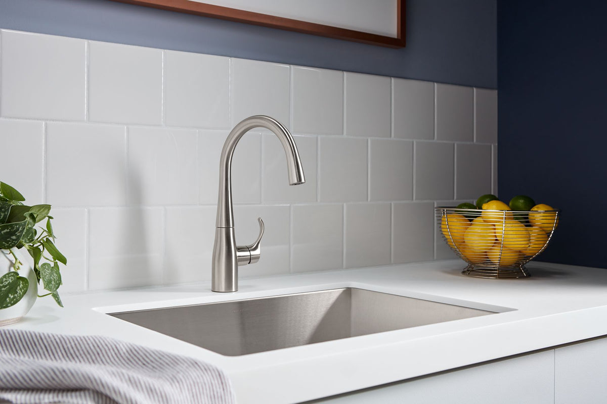 KOHLER K-22034-2MB Simplice Single-Handle Bar Sink Faucet - Vibrant Brushed Moderne Brass