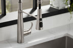 KOHLER K-22033-VS Simplice Semi-Professional Kitchen Sink Faucet With Three-Function Sprayhead - Vibrant Stainless
