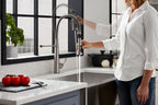 KOHLER K-22033-VS Simplice Semi-Professional Kitchen Sink Faucet With Three-Function Sprayhead - Vibrant Stainless