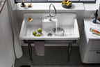 KOHLER K-21110-ST Farmstead Left-Hand Sink Rack - Stainless Steel