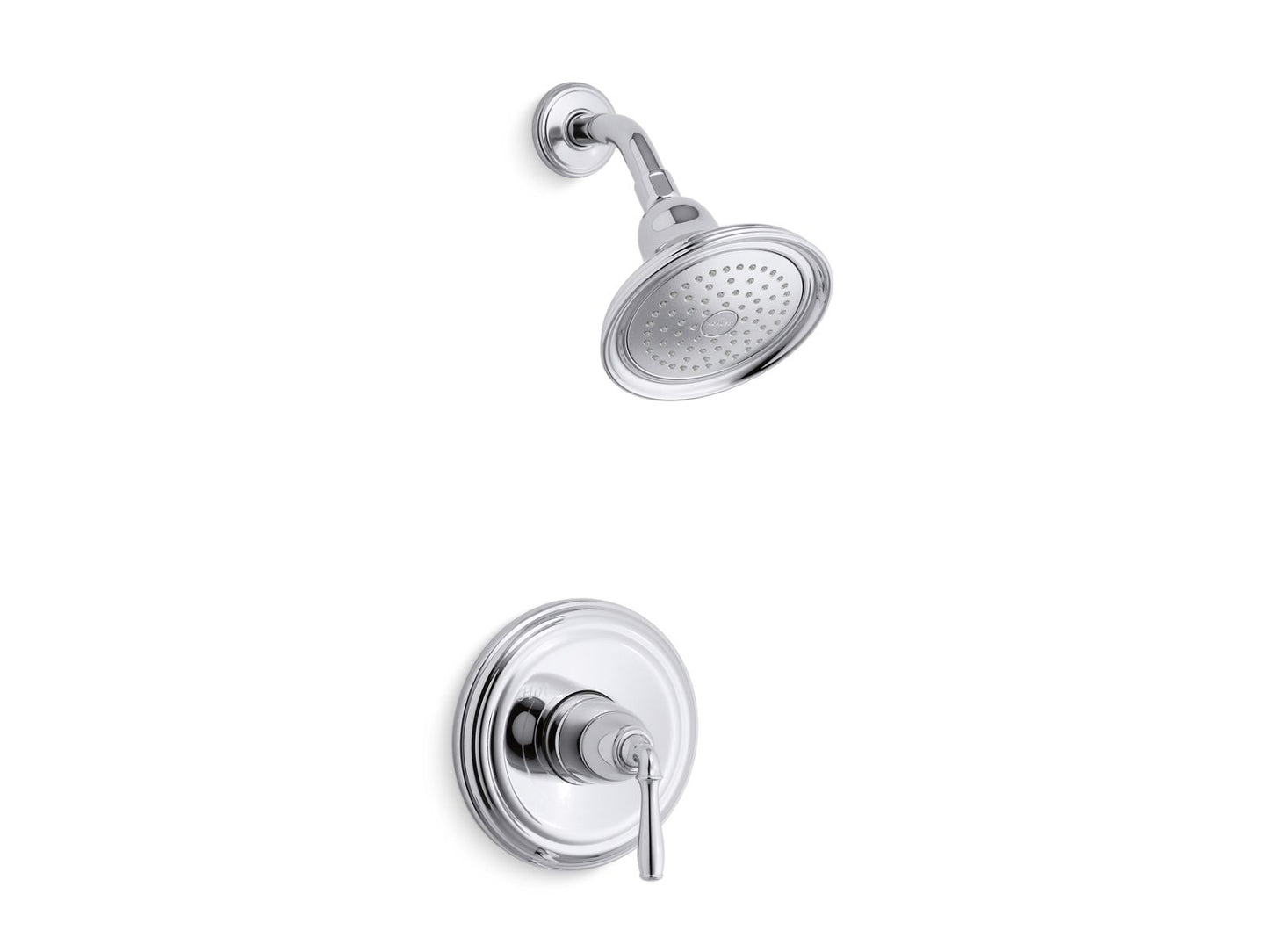 KOHLER K-TS396-4-CP Devonshire Rite-Temp Shower Trim Kit, 2.5 Gpm In Polished Chrome