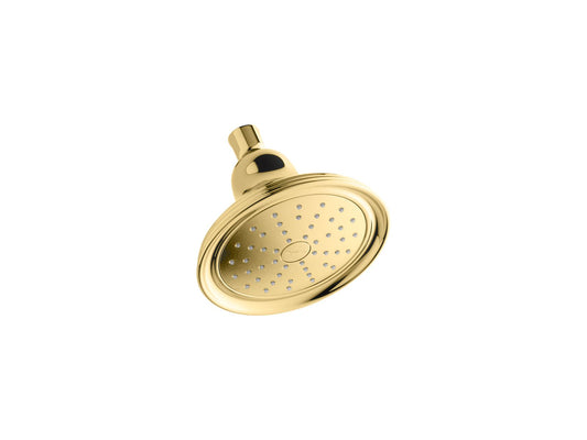 KOHLER K-45413-G-PB Devonshire Single-Function Showerhead, 1.75 Gpm In Vibrant Polished Brass