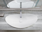 KOHLER K-20705-96 Veil 38-1/2" Oval Vessel Bathroom Sink - Biscuit