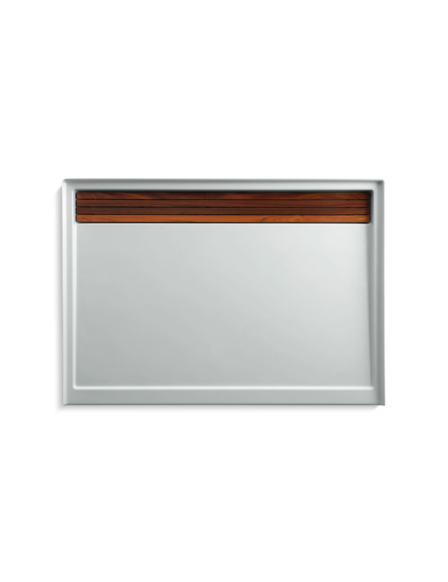 KOHLER K-9996-96 Groove 60" X 42" Alcove Shower Base, Rear Center Drain - Biscuit