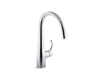 KOHLER K-22034-2MB Simplice Single-Handle Bar Sink Faucet - Vibrant Brushed Moderne Brass