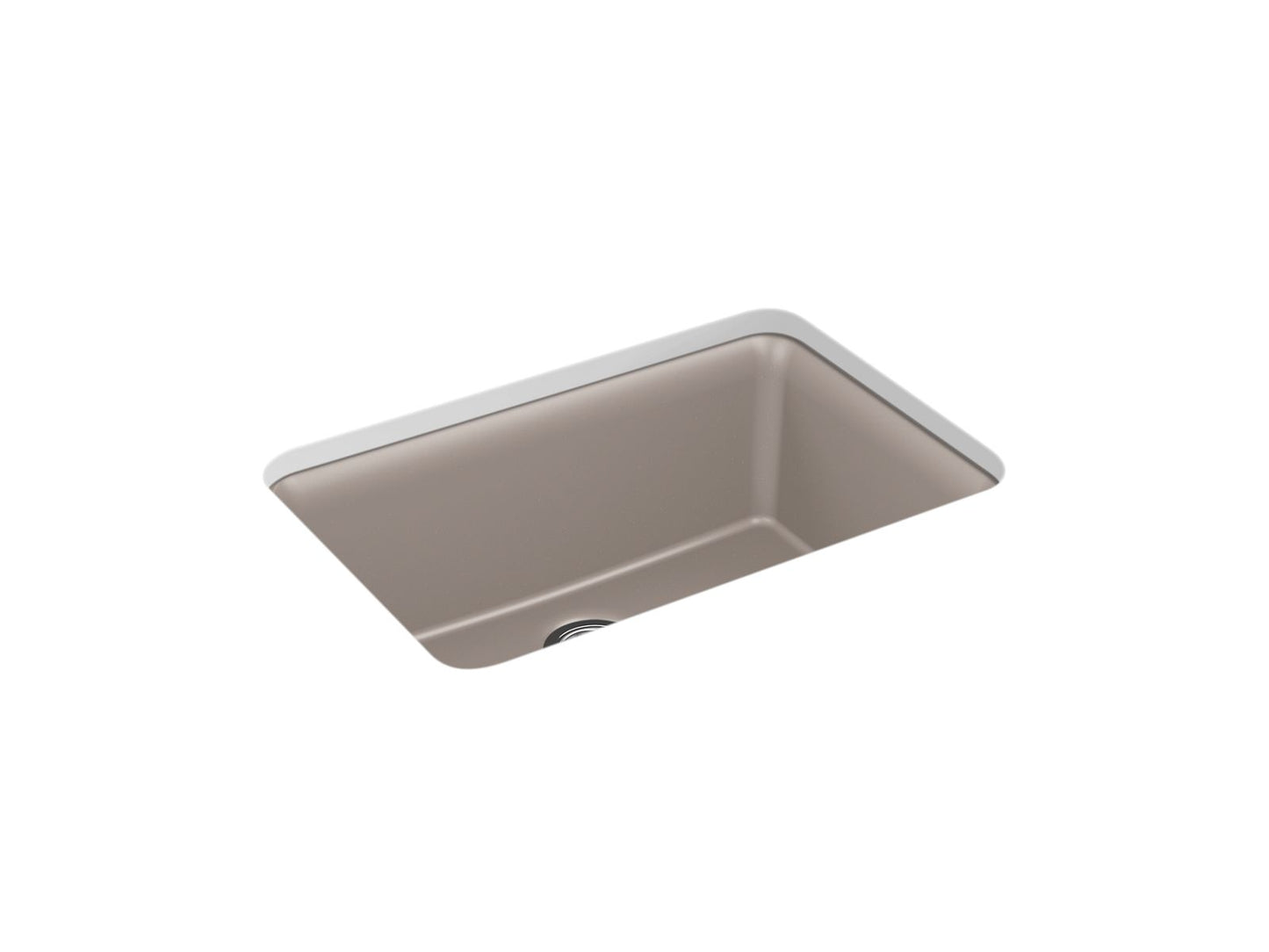 KOHLER K-28000-CM3 Cairn 27-1/2" Undermount Single-Bowl Kitchen Sink In Matte Taupe