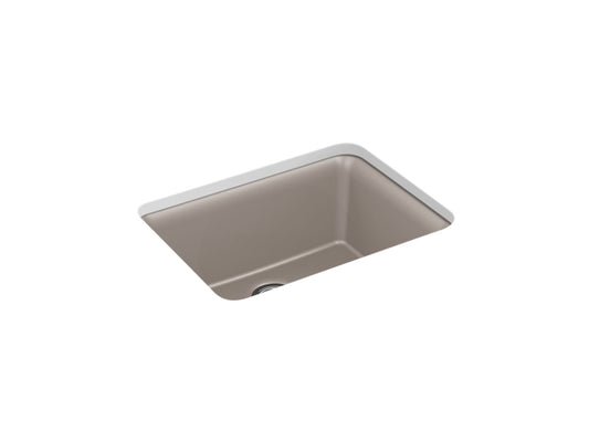 KOHLER K-28001-CM3 Cairn 24-1/2" Undermount Single-Bowl Kitchen Sink In Matte Taupe